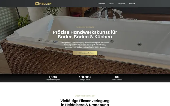 Startseite von Fliesen Heller